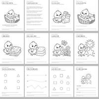 Preview of the Ju Ju Bees coloring and activity book